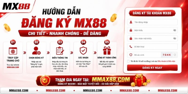 Hướng dẫn đăng ký MX88 chi tiết